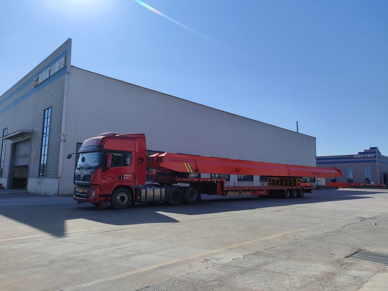 電動(dòng)單梁起重機(jī)  2臺(tái) LD3t—26.85m 制作完成，發(fā)往江蘇交付客戶使用