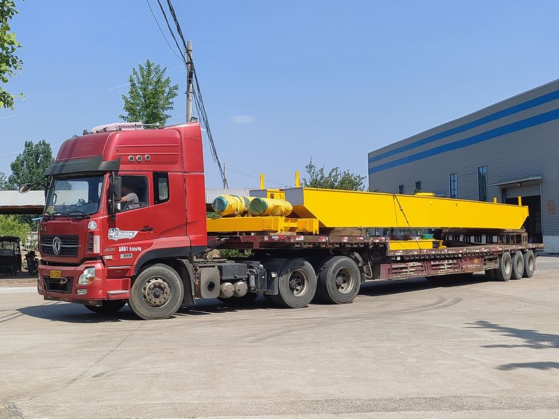 電動葫蘆橋式起重機  LH16/5t-16.4m 制作完成，發(fā)往湖南交付客戶使用。